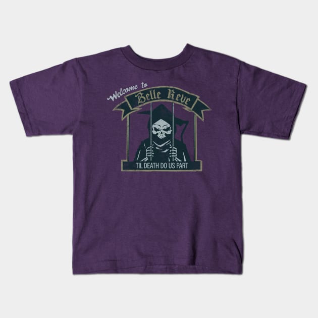 Belle Reve Penitentiary Kids T-Shirt by The_Interceptor